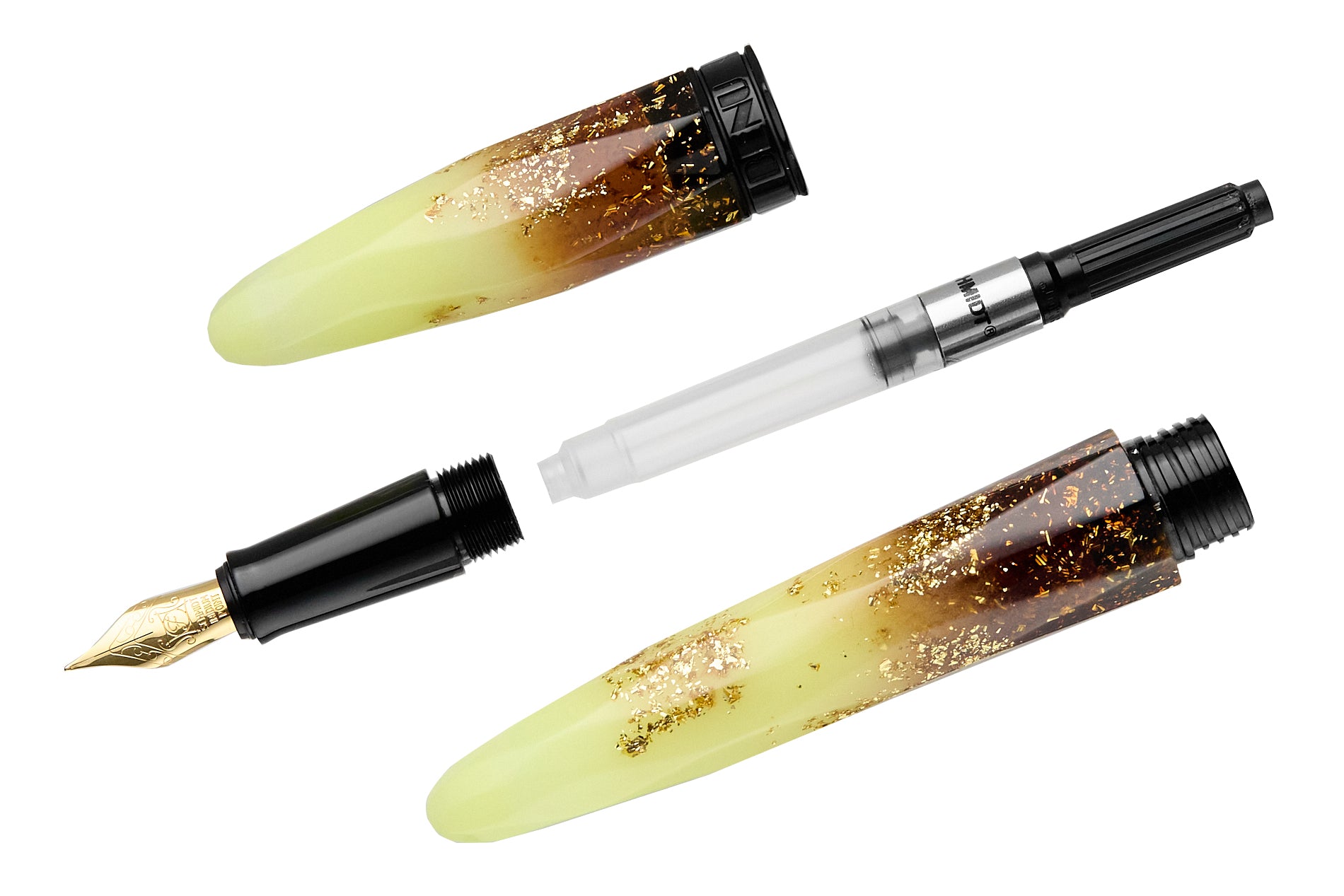 BENU Briolette Fountain Pen - Luminous Amber