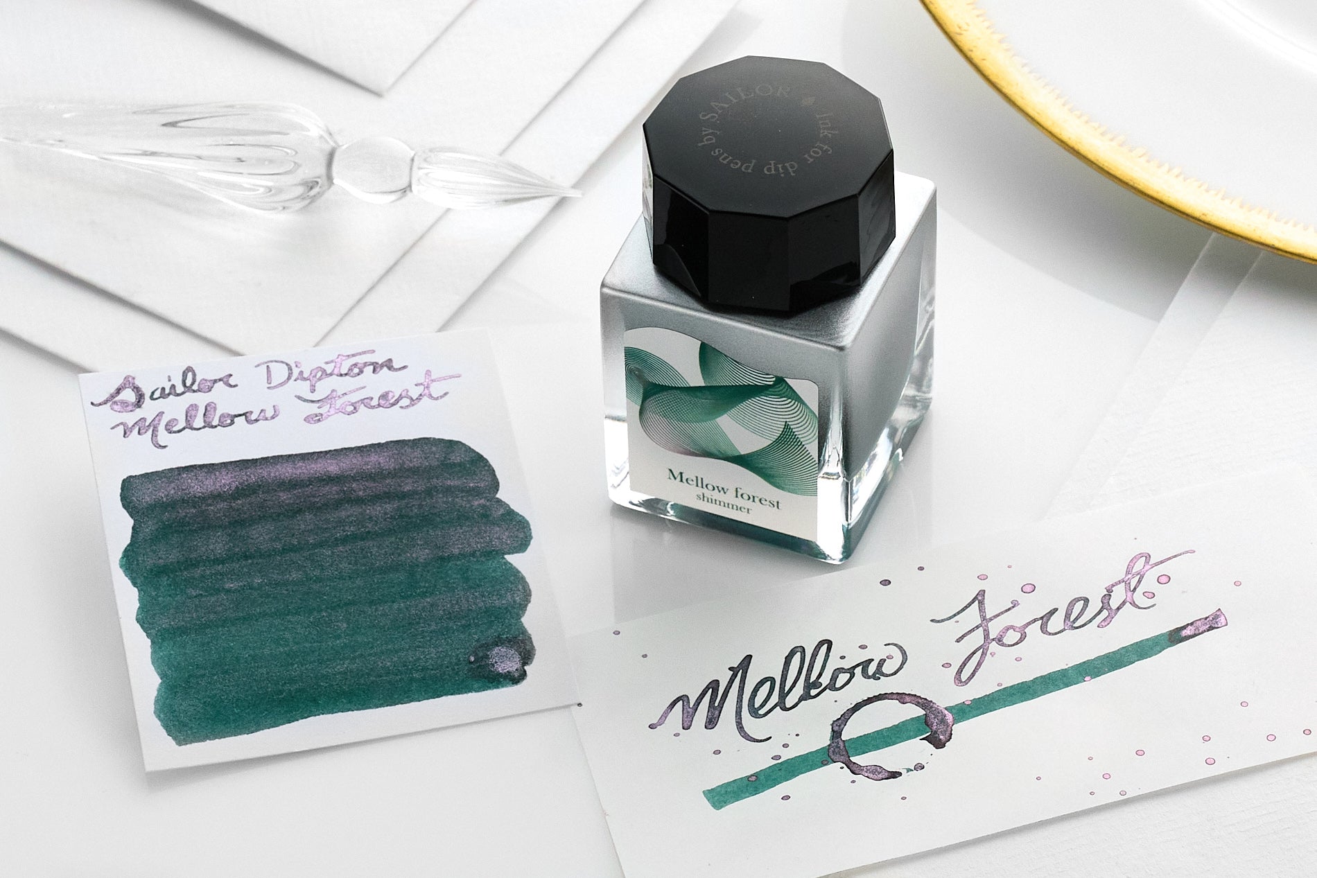 Sailor Dipton Mellow Forest - Ink Sample