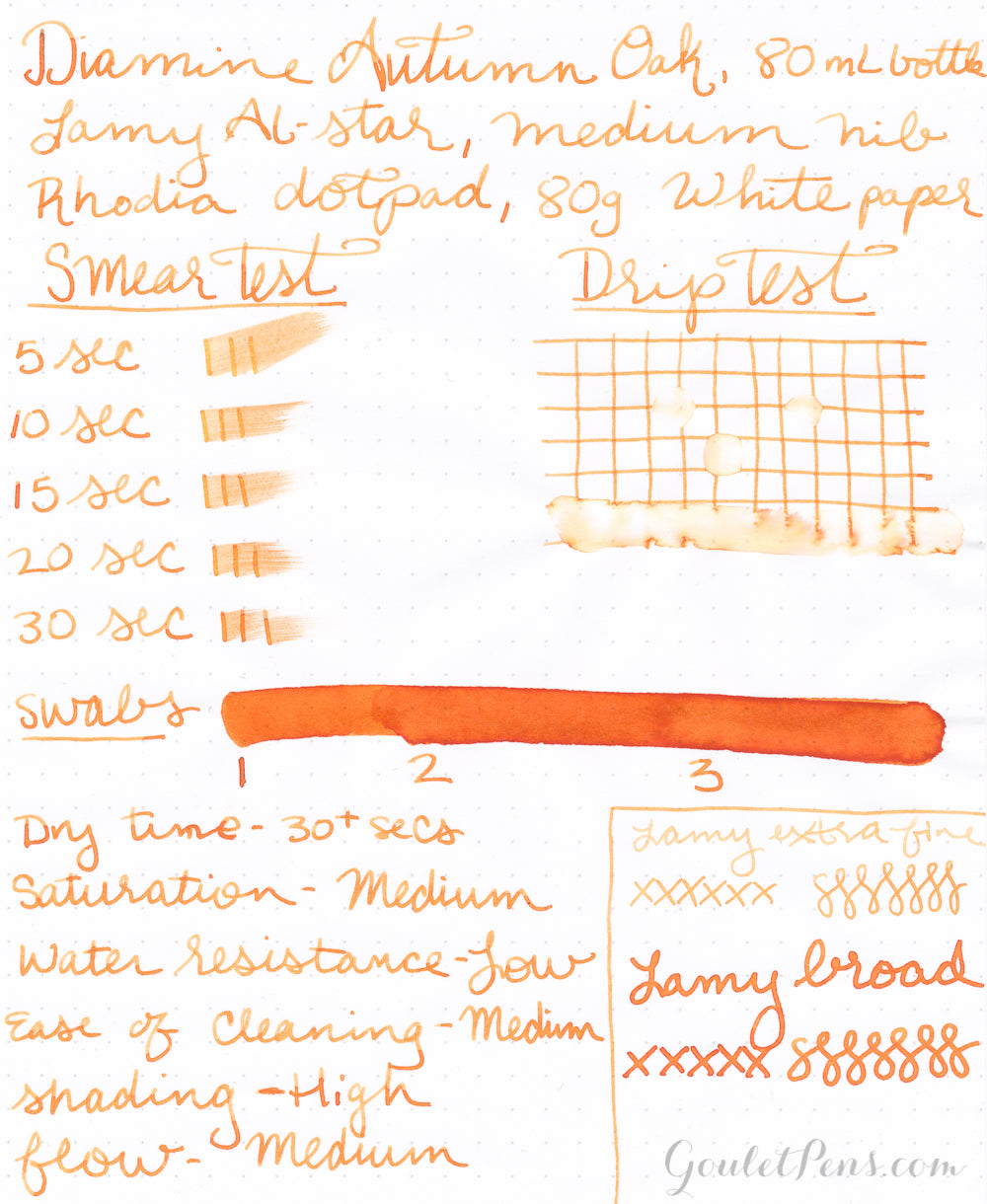 Diamine Autumn Oak - Ink Cartridges