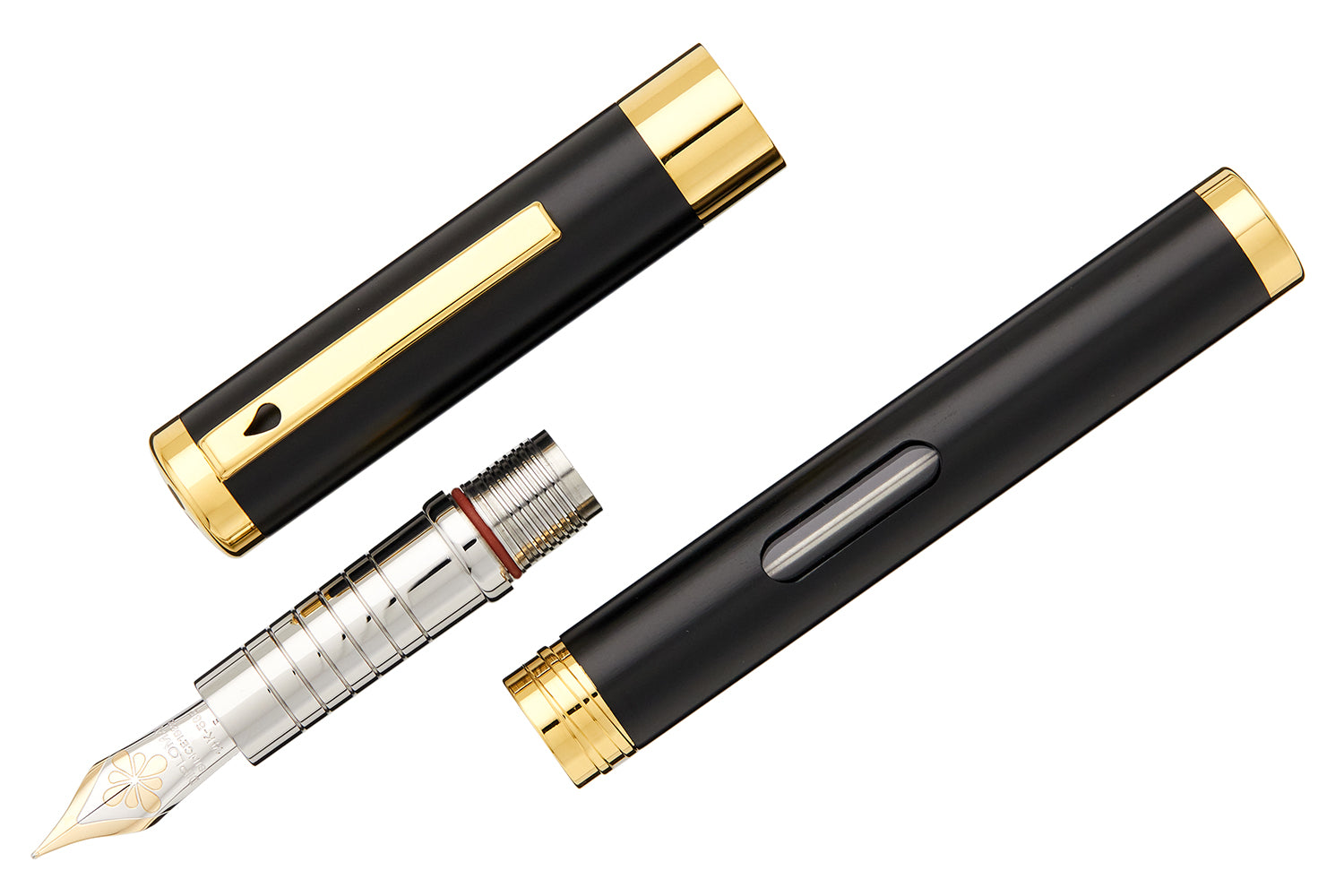 Diplomat Nexus Fountain Pen - Black/Gold