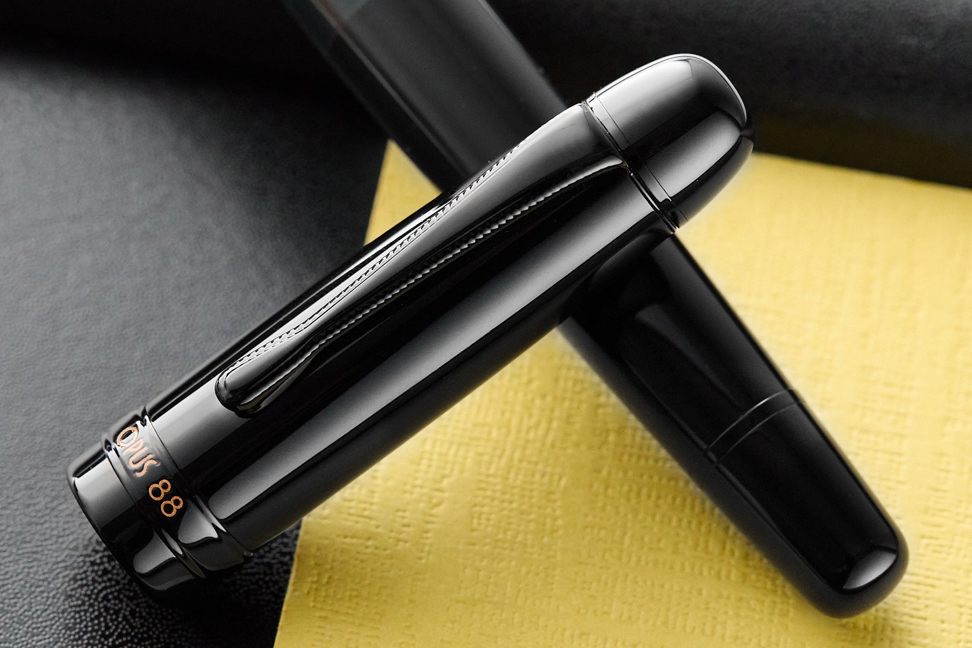 Opus 88 Jazz Fountain Pen - Solid Black