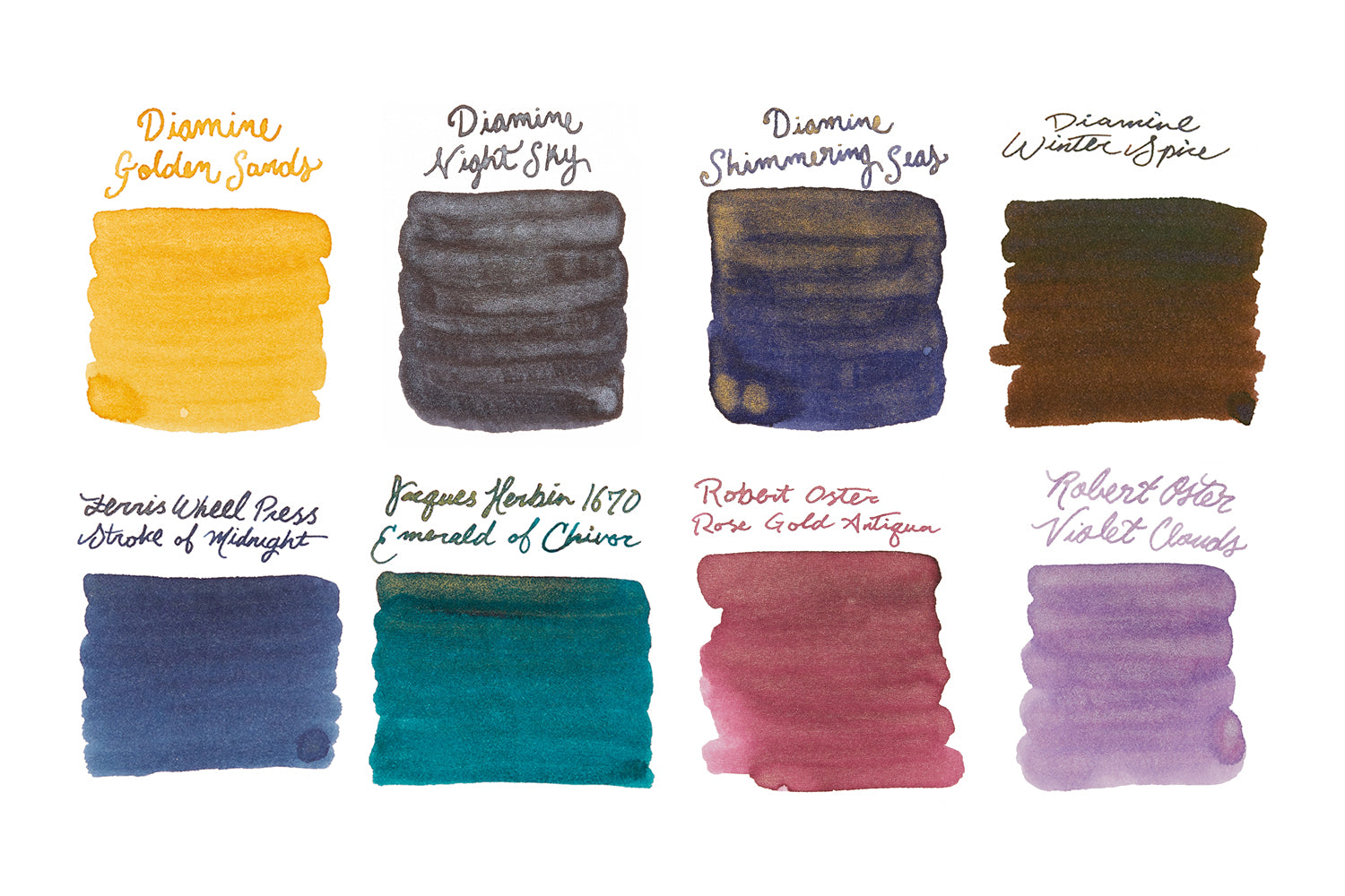 Shimmering Best Sellers - Ink Sample Set