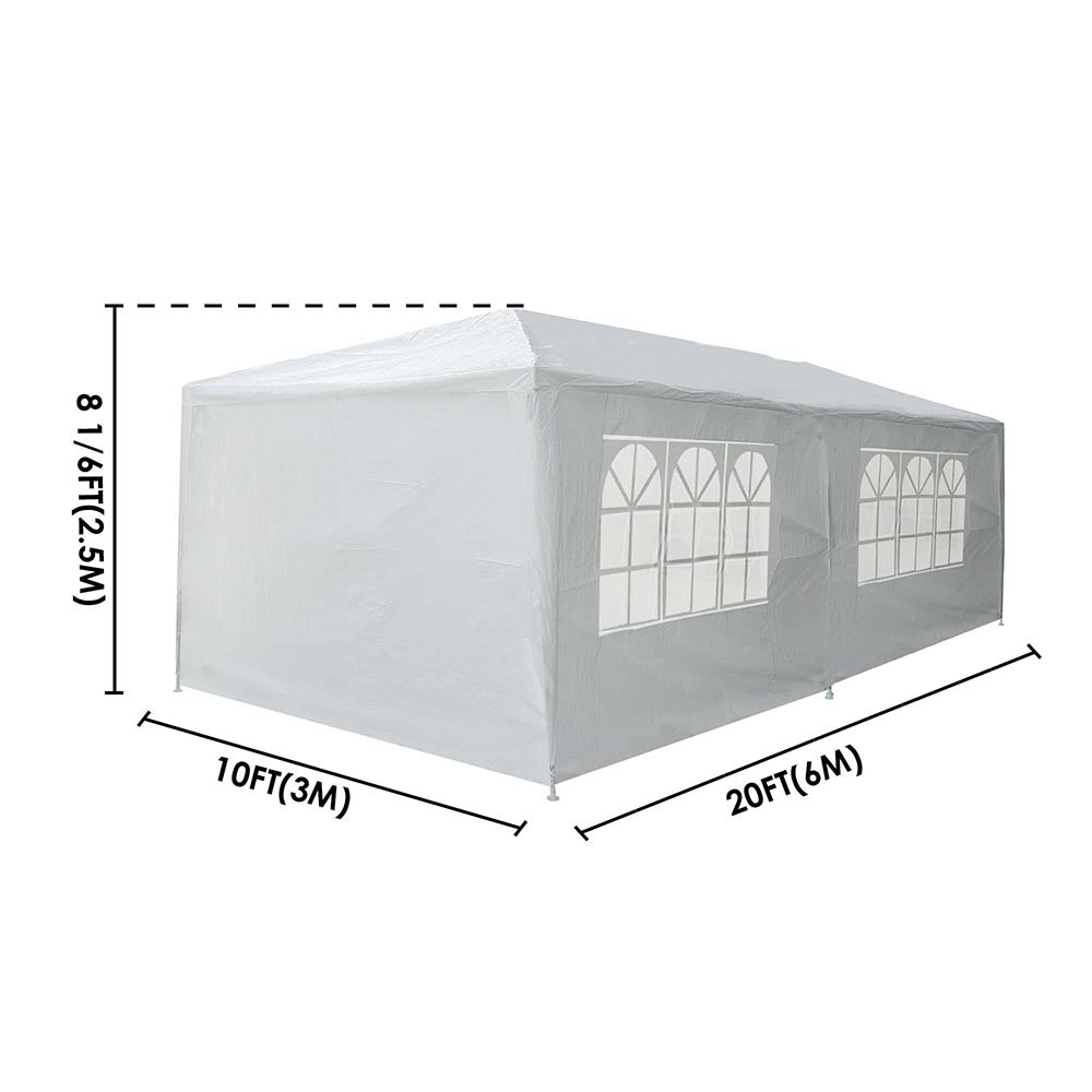 Yescom 10' x 20' Outdoor Wedding Party Tent 6 Sidewalls