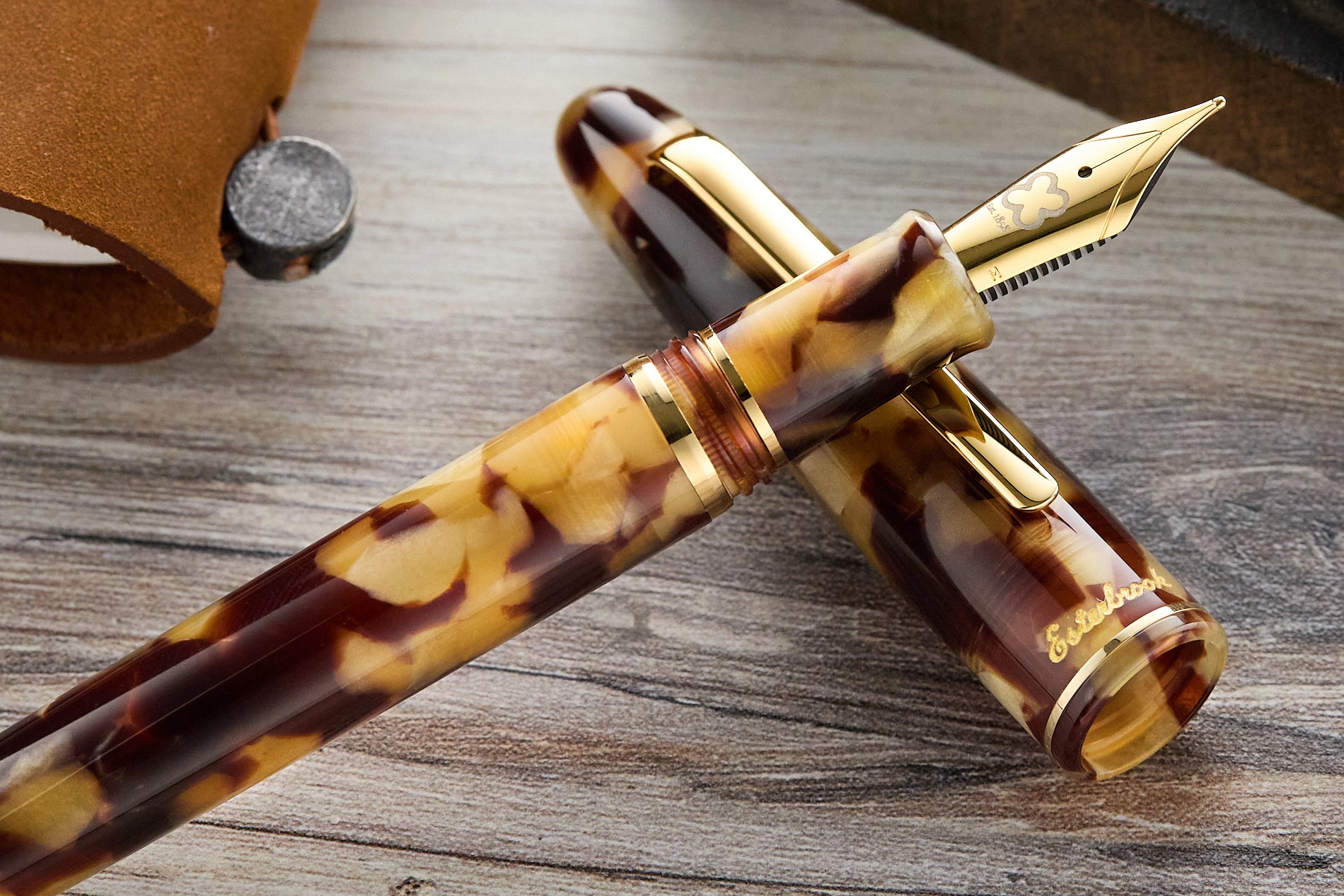 Esterbrook Estie Fountain Pen - Tortoise/Gold