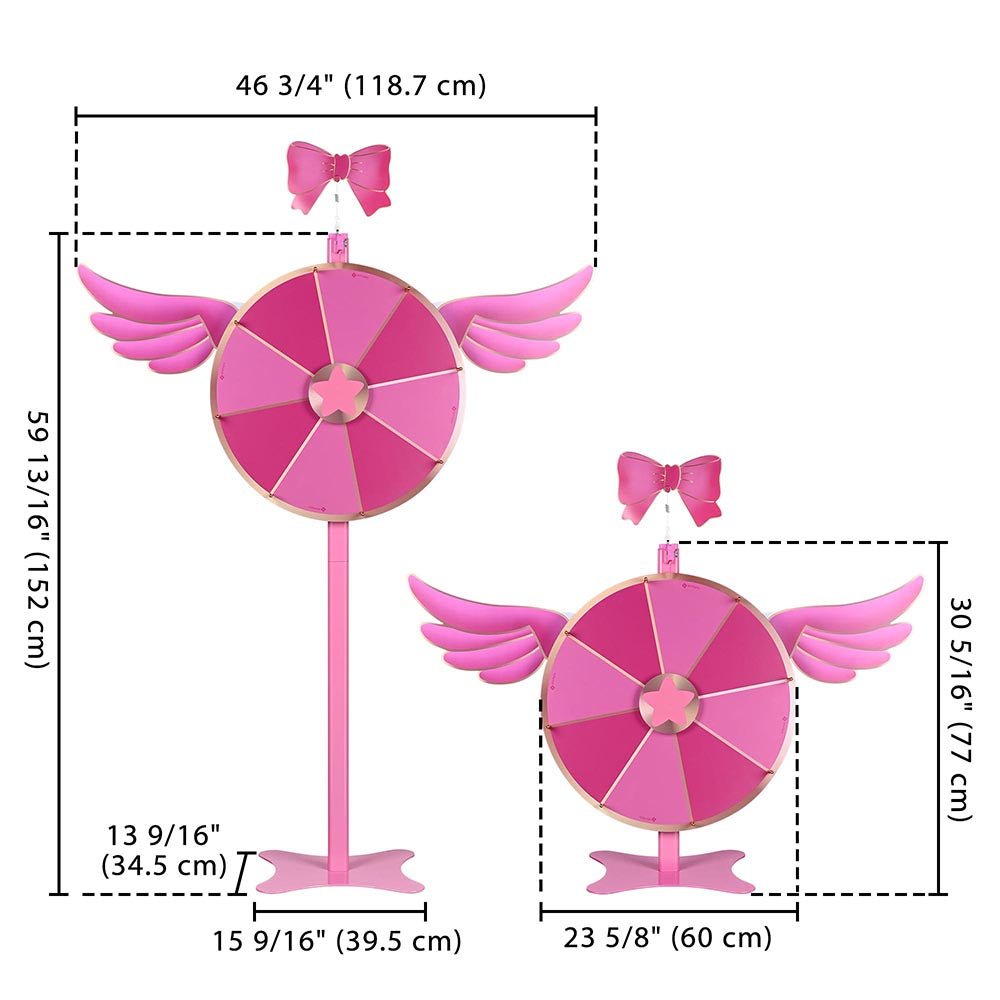WinSpin 24 Prize Wheel for Carnival Promo Floor Standing Tabletop