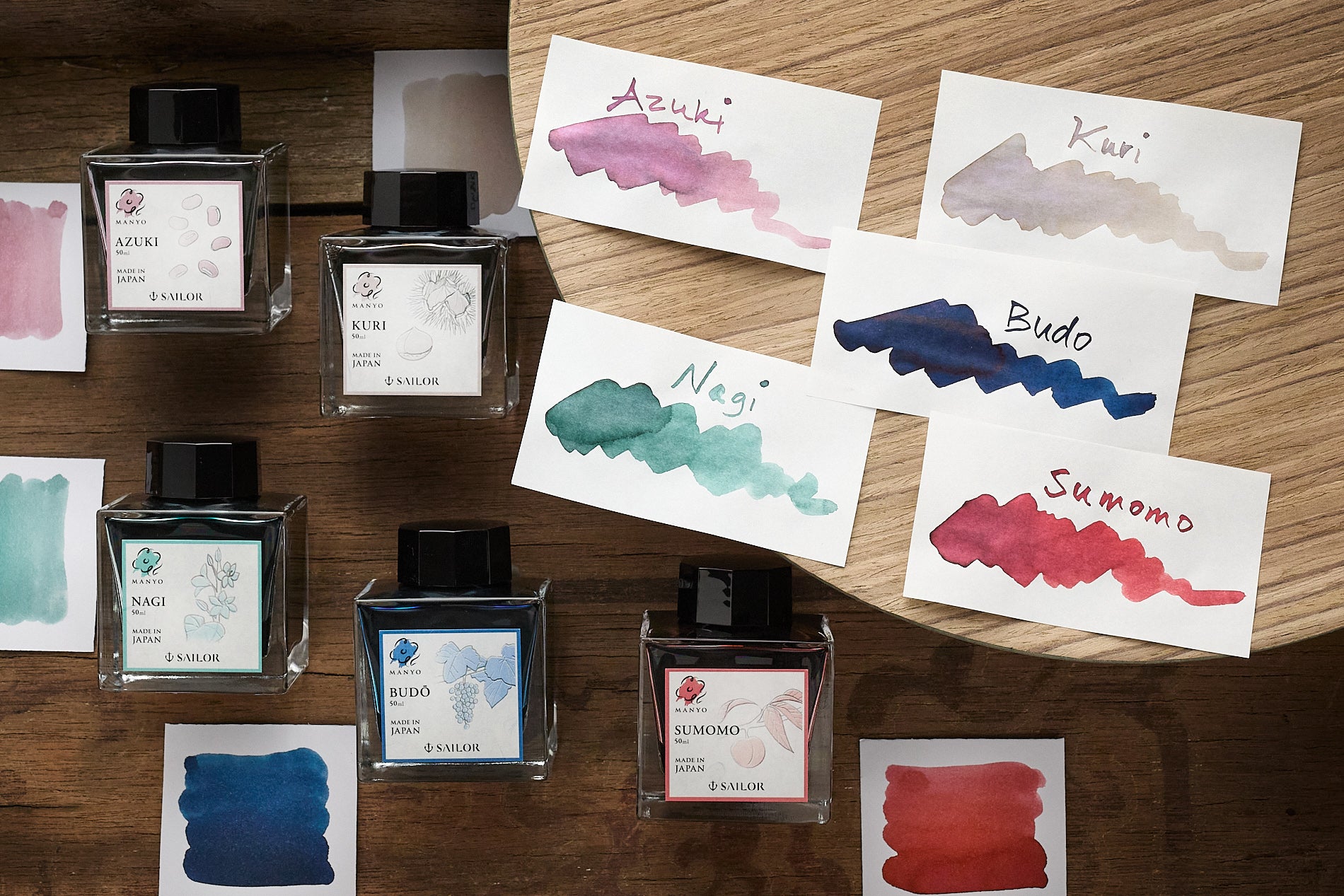 Sailor Manyo Azuki - 50ml Bottled Ink