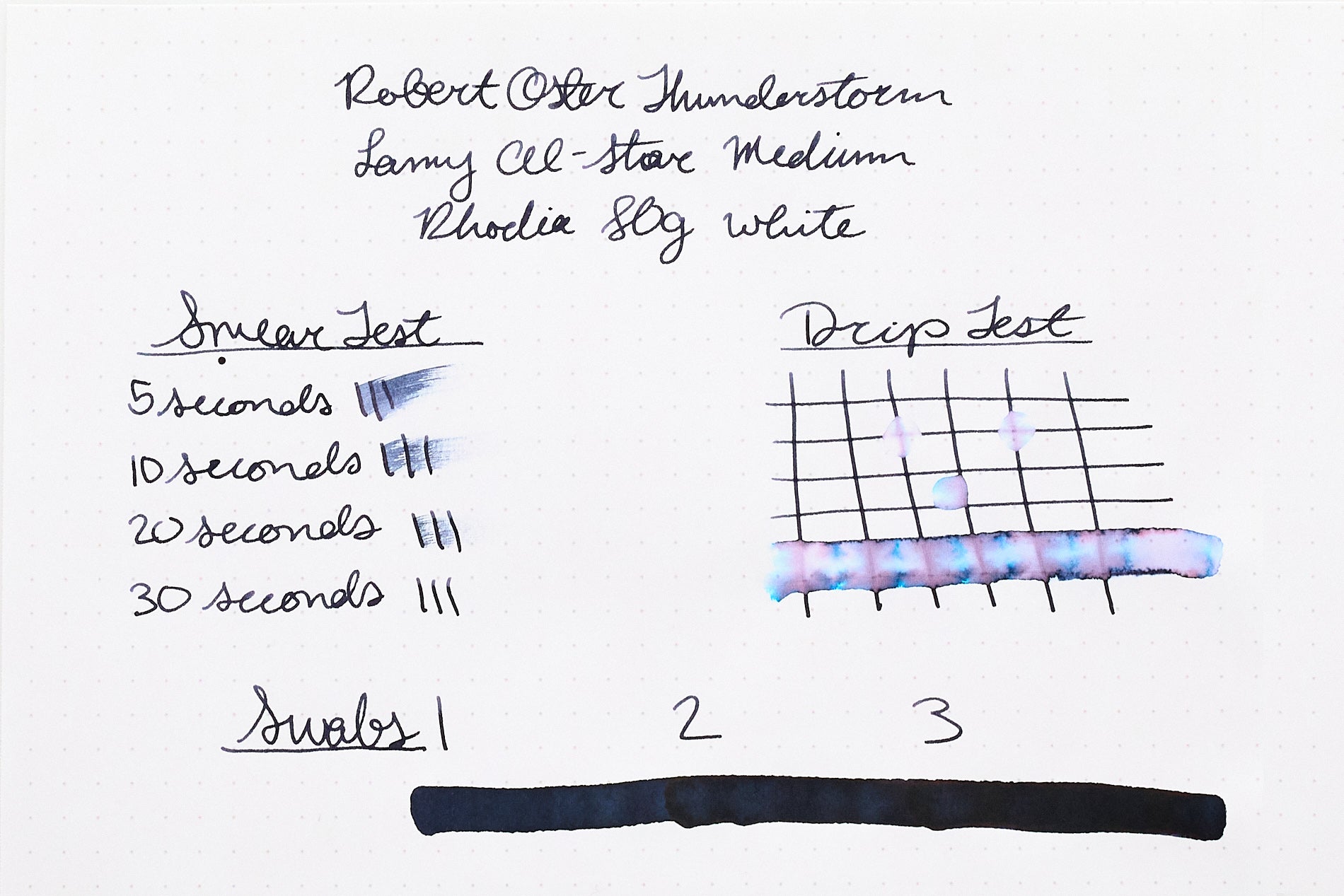 Robert Oster Thunderstorm - 50ml Bottled Ink