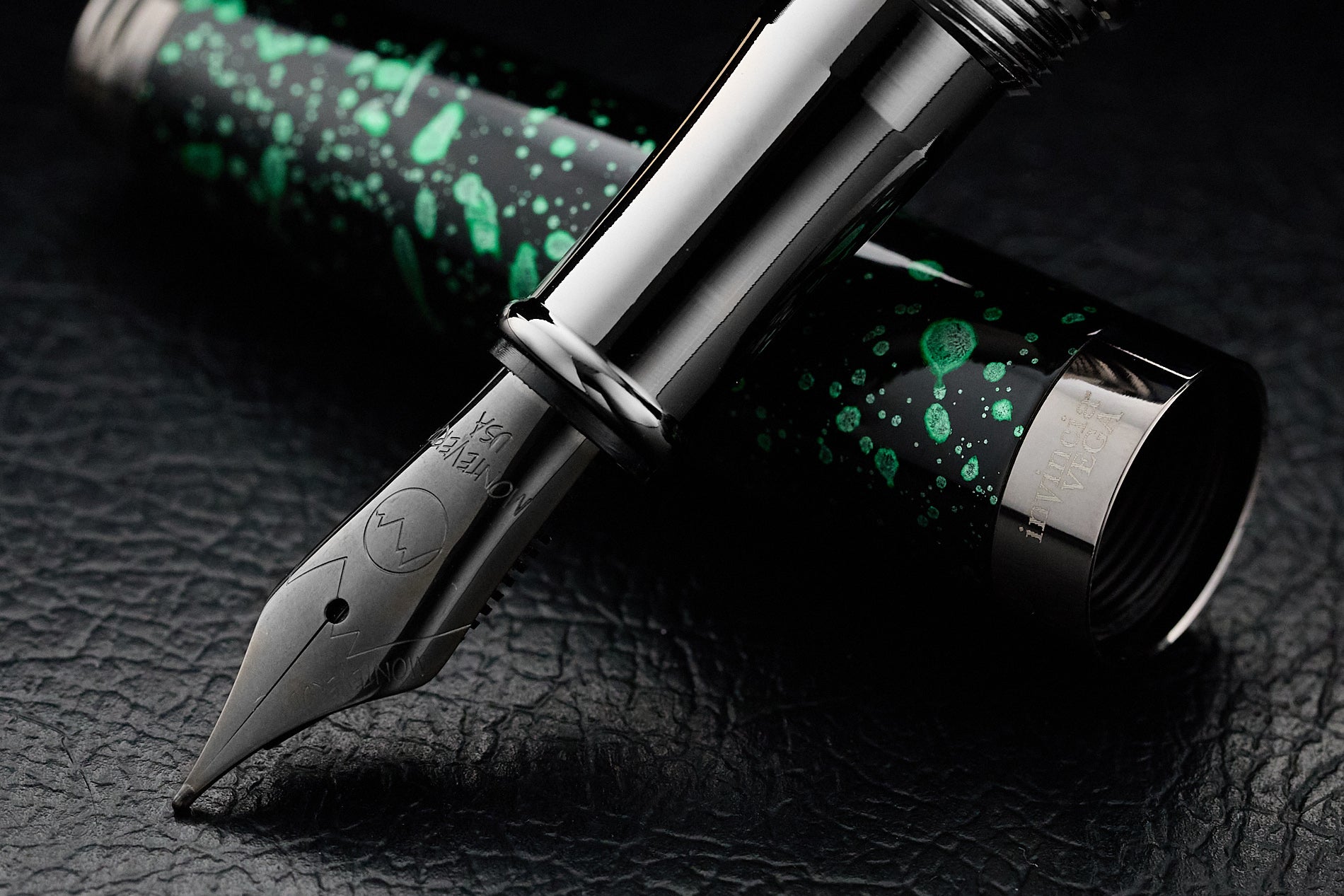 Monteverde Invincia Vega Fountain Pen - Starlight Green