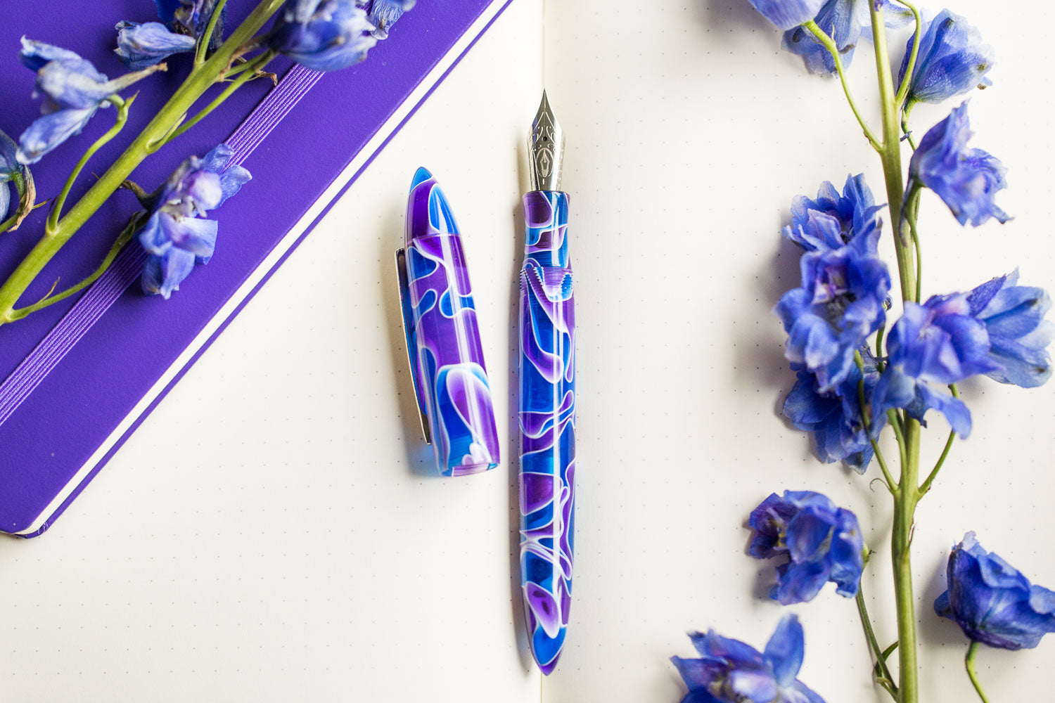 Edison Premiere Fountain Pen - Delphinium