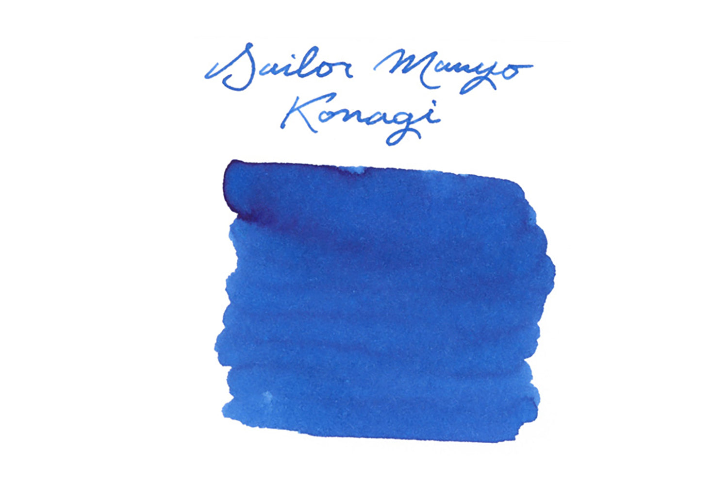 Sailor Manyo Konagi - Ink Sample