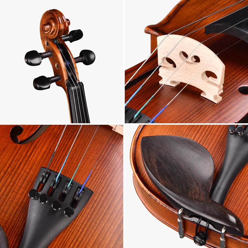 Yescom Full Size Violin Advanced Student Fiddle w/ Bow Case Set A