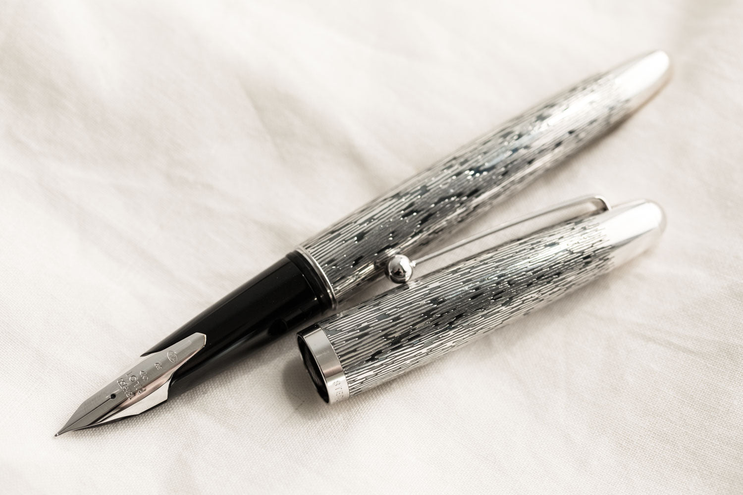 Pilot Sterling Fountain Pen - Silvern Tsumugi