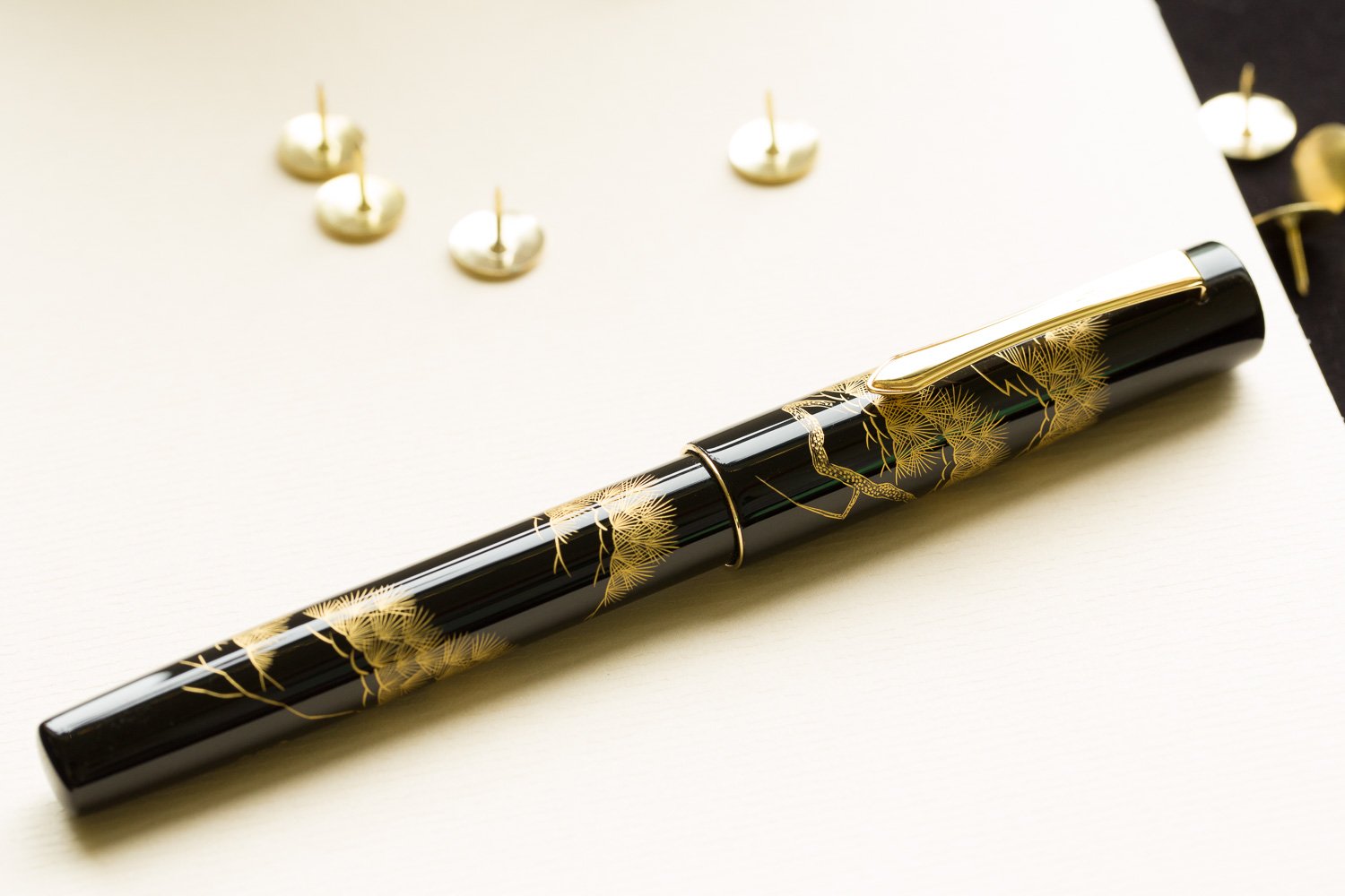 Namiki Chinkin Fountain Pen - Pine Tree