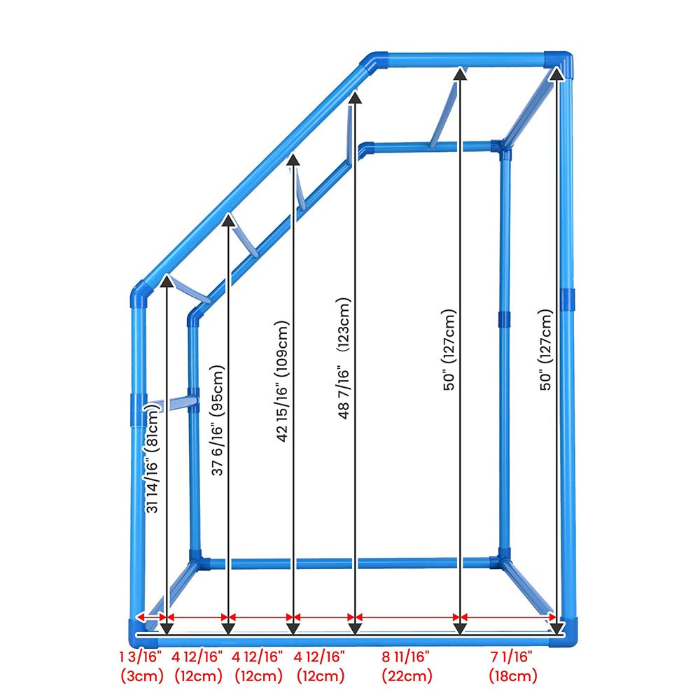 Yescom Pool Towel Rack Hot Tub PVC Drying Rack