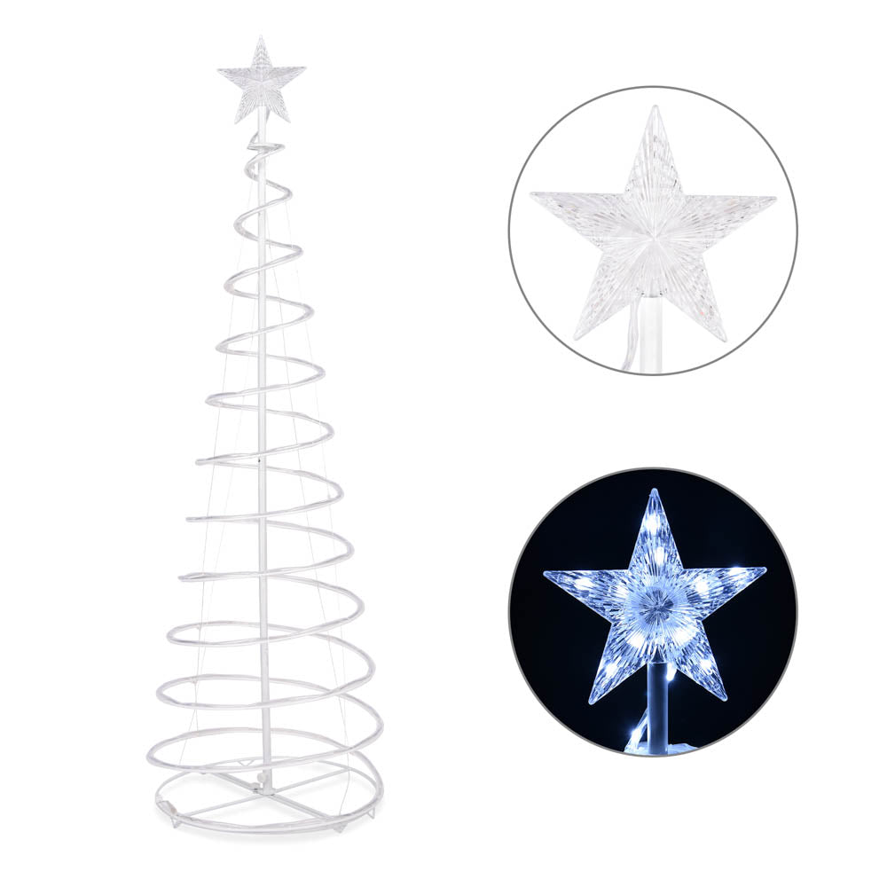 Yescom 5' Lighted Spiral Christmas Tree USB Powered