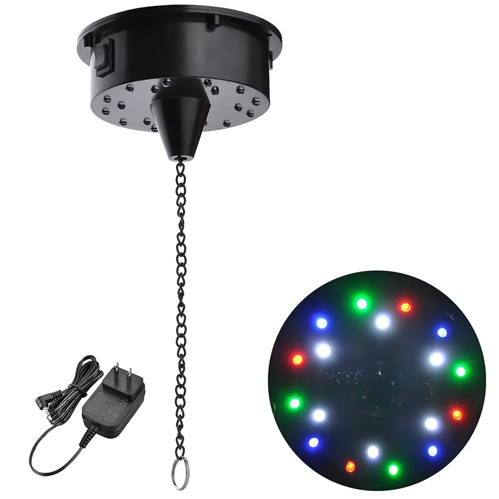 Yescom 16in Shiny Disco Ball with Motor, RGB Light Home Party