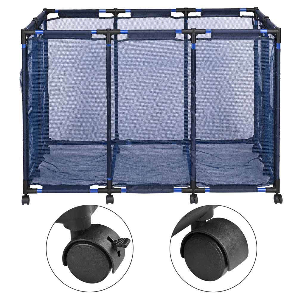 Yescom Pool Float Storage Outdoor Rolling Bin 48x30x34