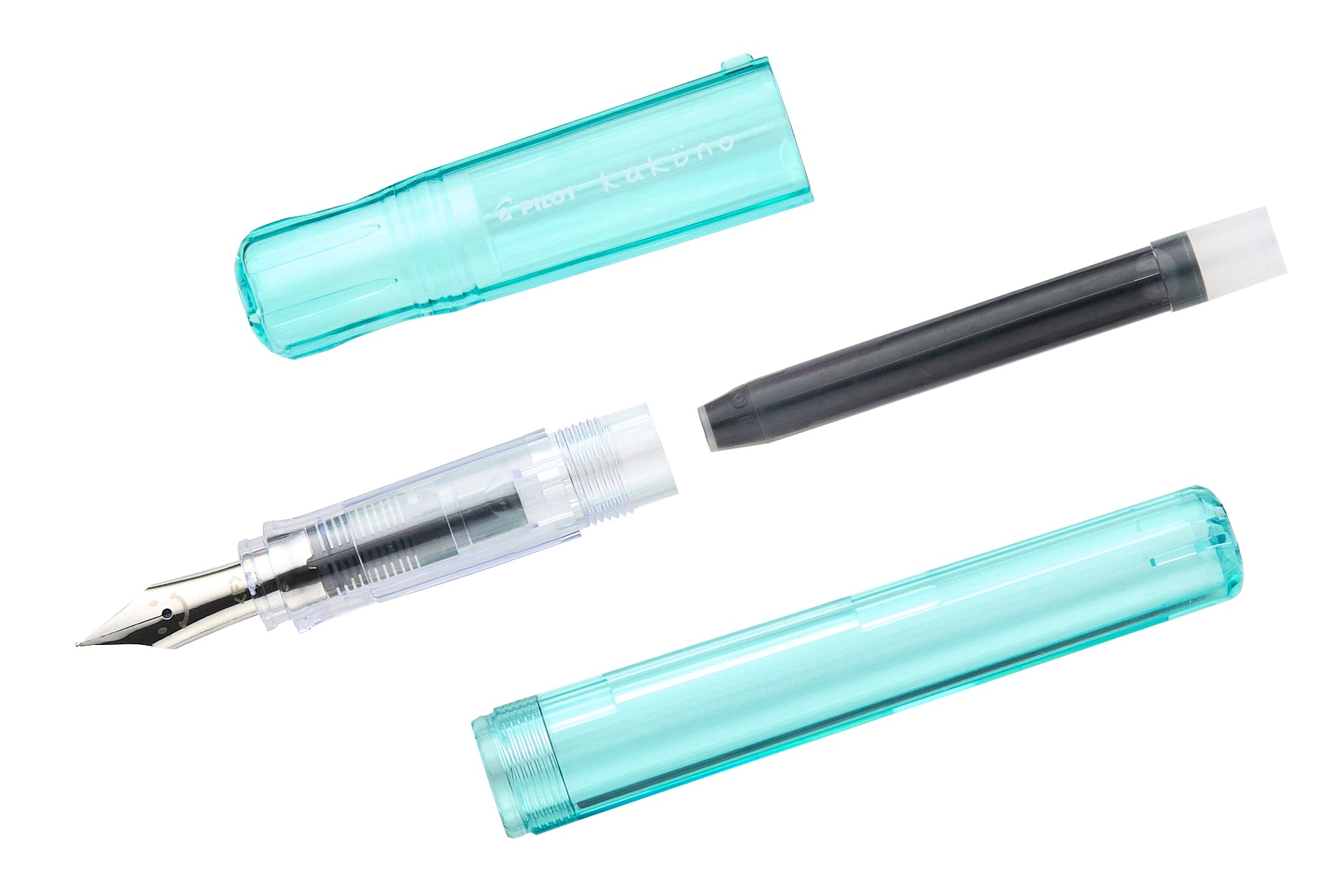 Pilot Kakuno Fountain Pen - Translucent Aqua