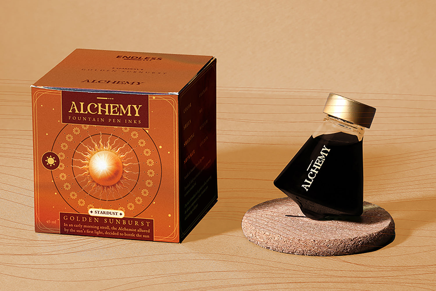 Endless Alchemy Golden Sunburst - 45ml Bottled Ink