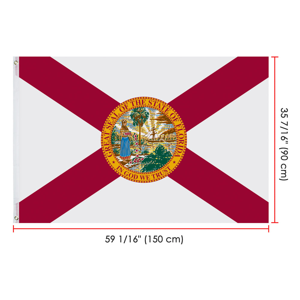 Yescom Confederate Florida State Flag 3x5 ft Double-Sided