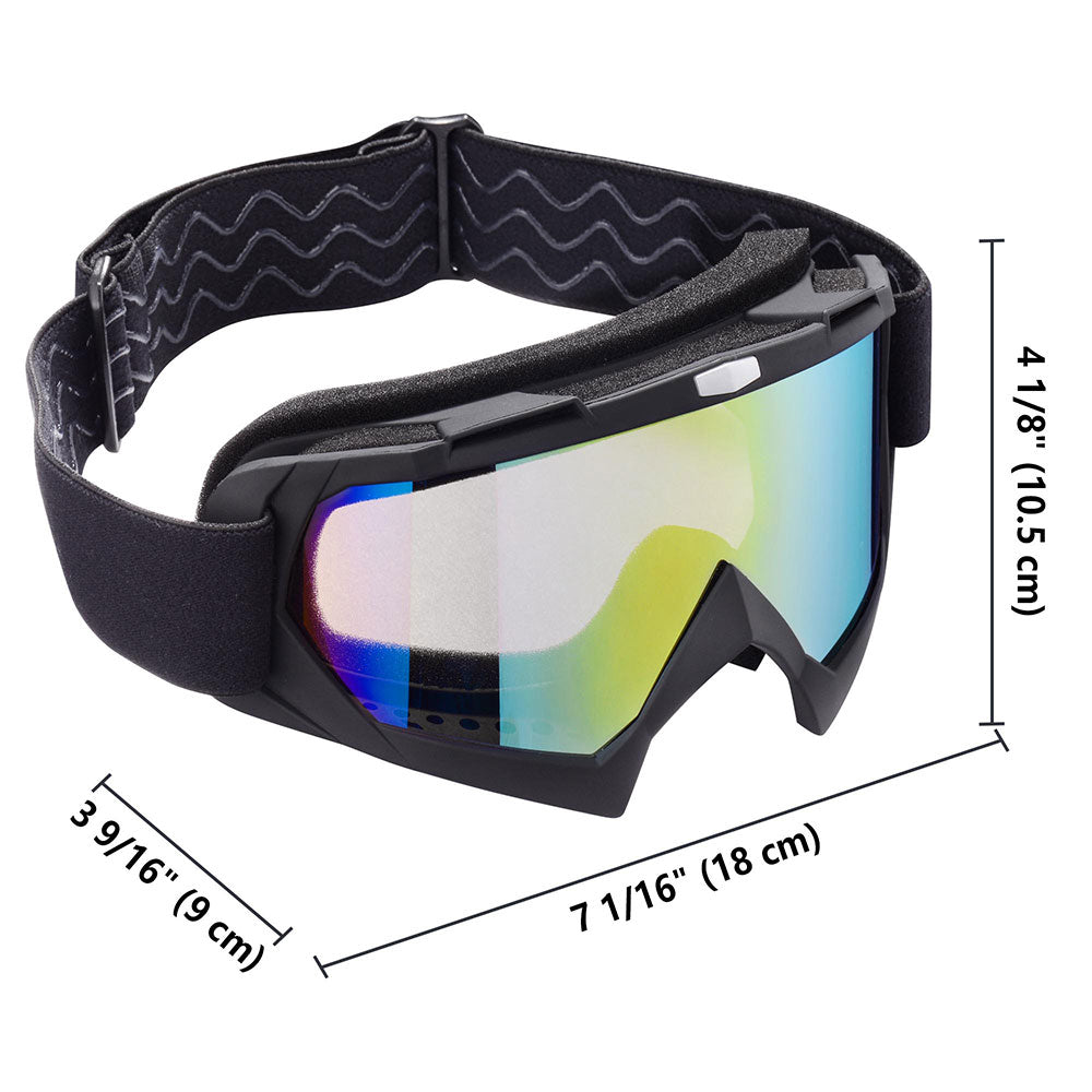 Yescom Dirt Bike Goggles Bendable Motocross ATV Riding Glasses