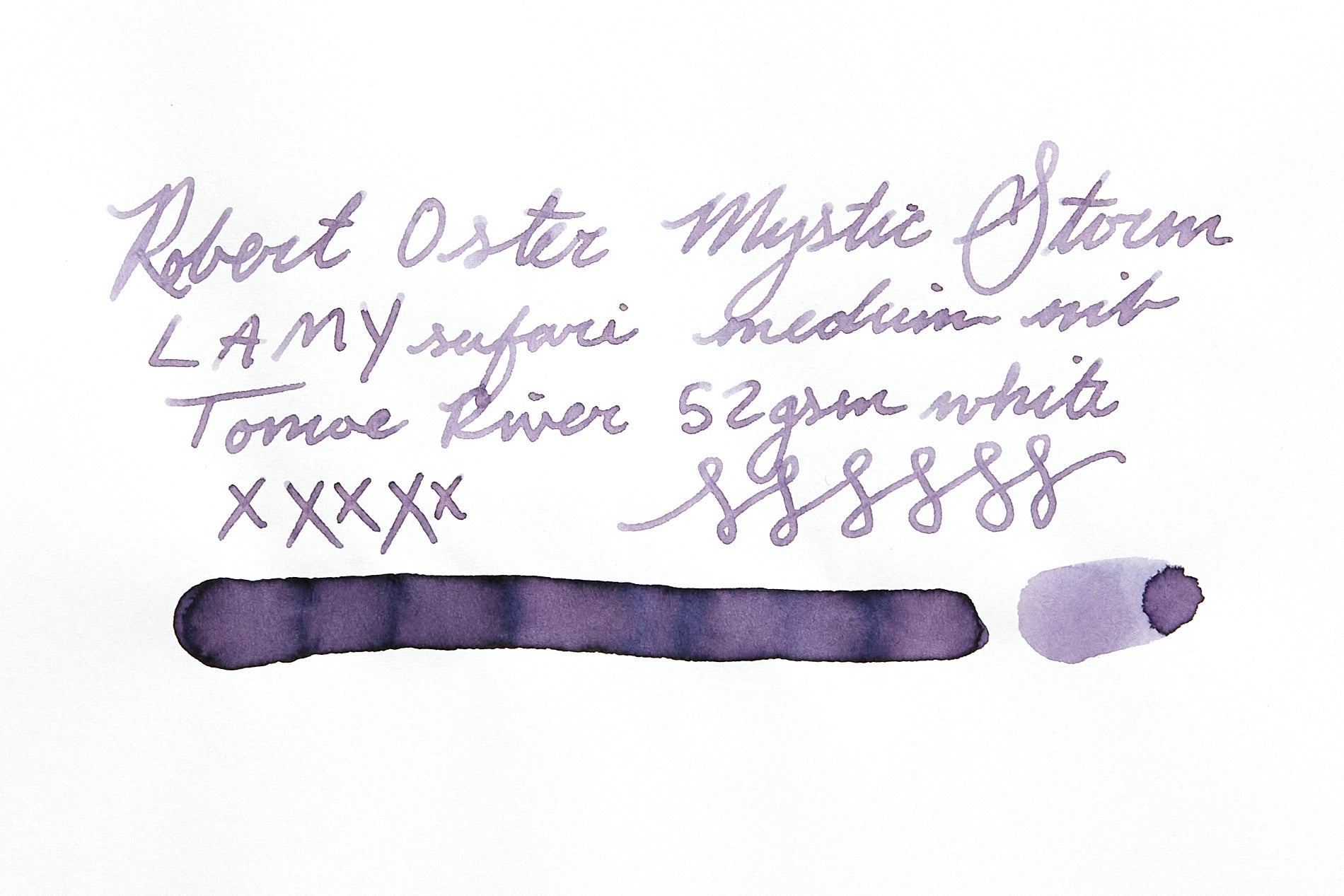 Robert Oster Mystic Storm - 50ml Bottled Ink