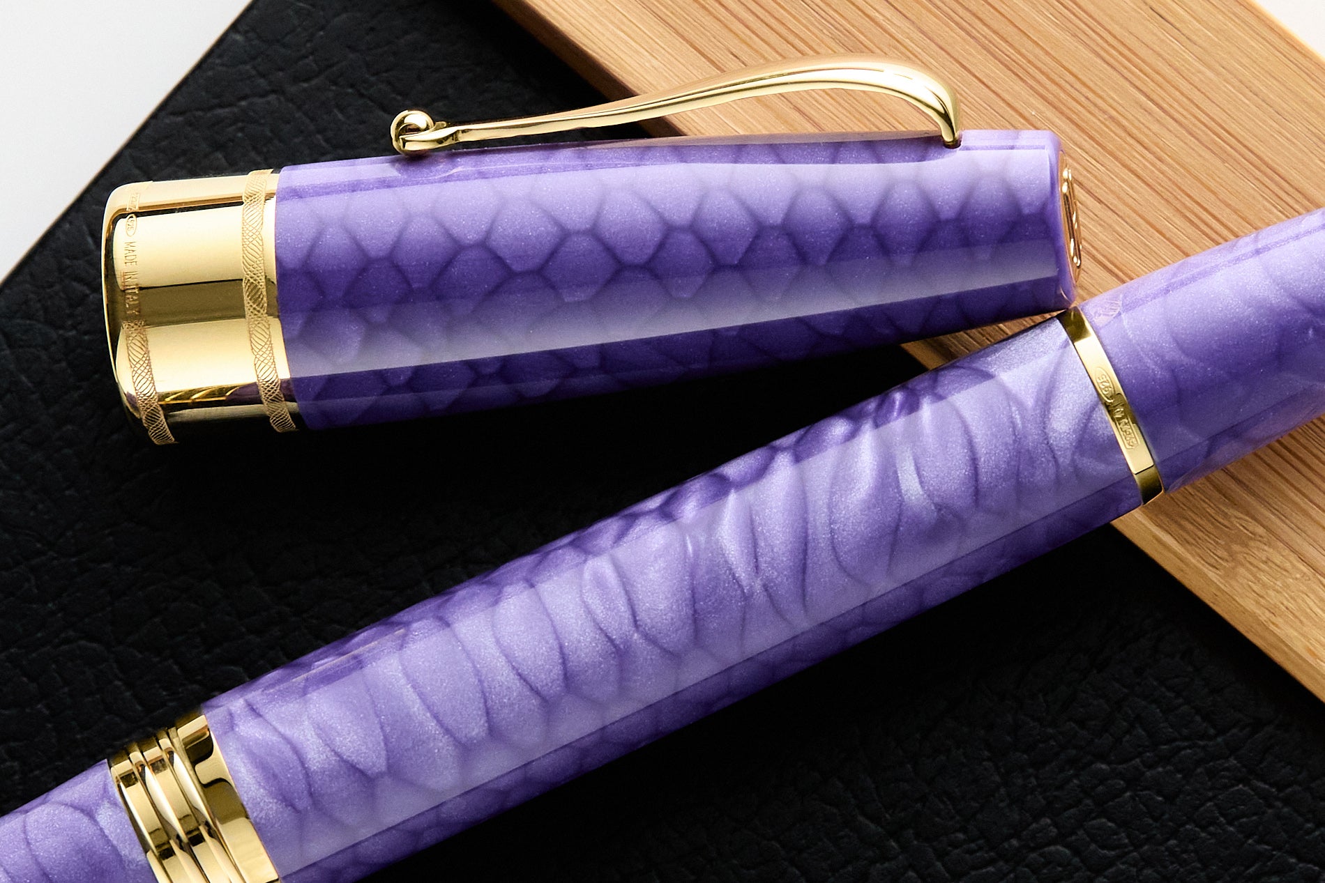 Montegrappa Regal Year of the Dragon Fountain Pen - Royal Purple (Limited Edition)