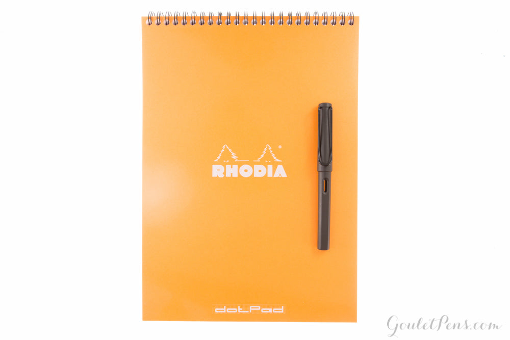 Rhodia No. 18 Top Wirebound A4 Notepad - Orange, Dot Grid