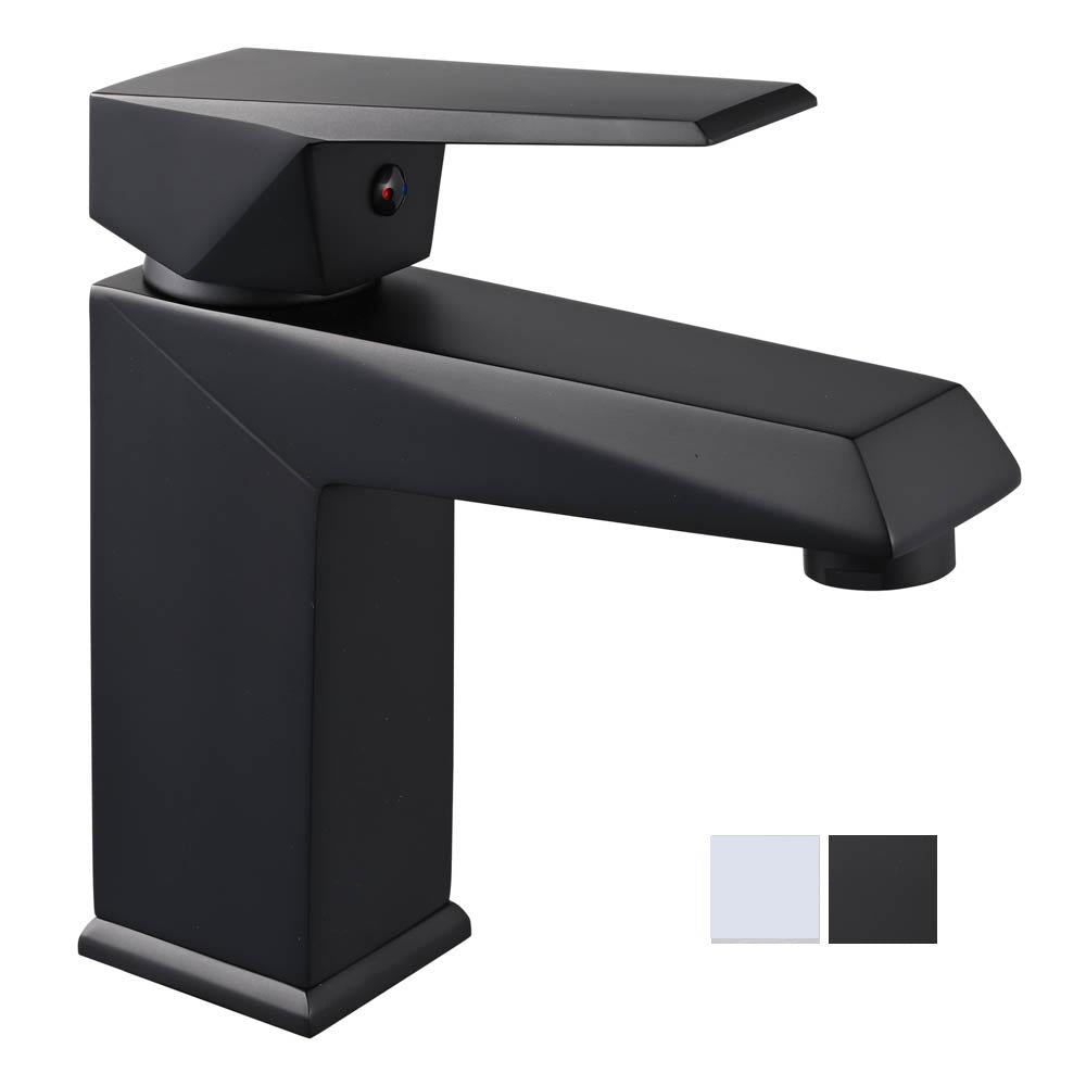 Aquaterior Single Handle Bathroom Faucet Cold Hot 7H