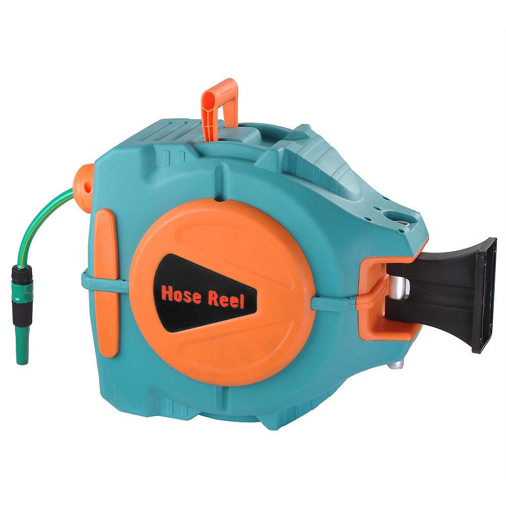 Yescom 65ft Retractable Water Hose Reel Garden Lawn Auto Rewind