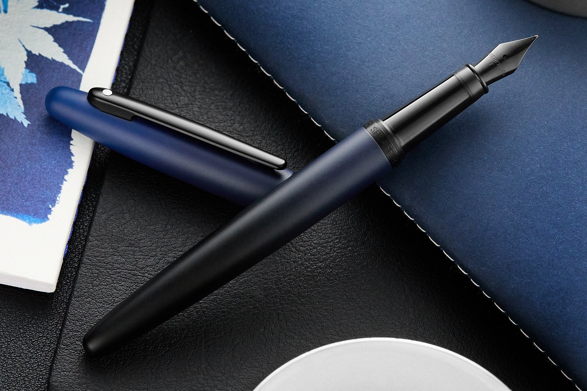 Sheaffer VFM Fountain Pen - Matte Blue/Black Ombre