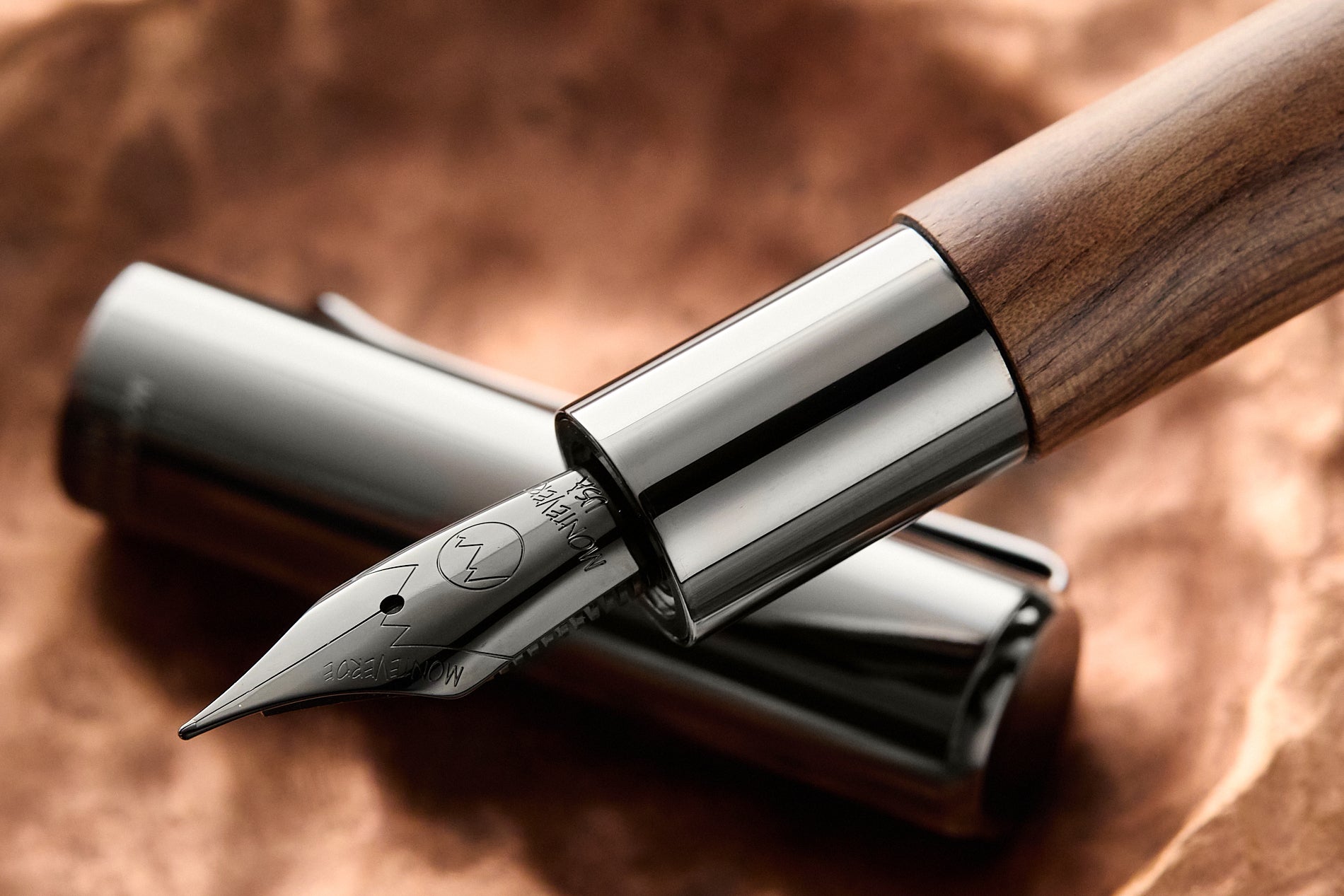 Monteverde Ritma Fountain Pen - Walnut