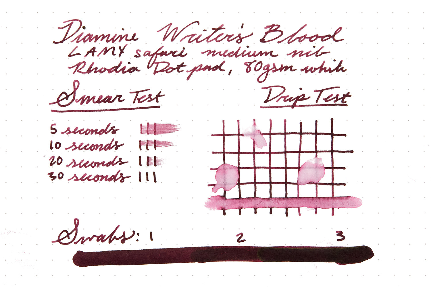 Diamine Writer's Blood - 30ml Bottled Ink