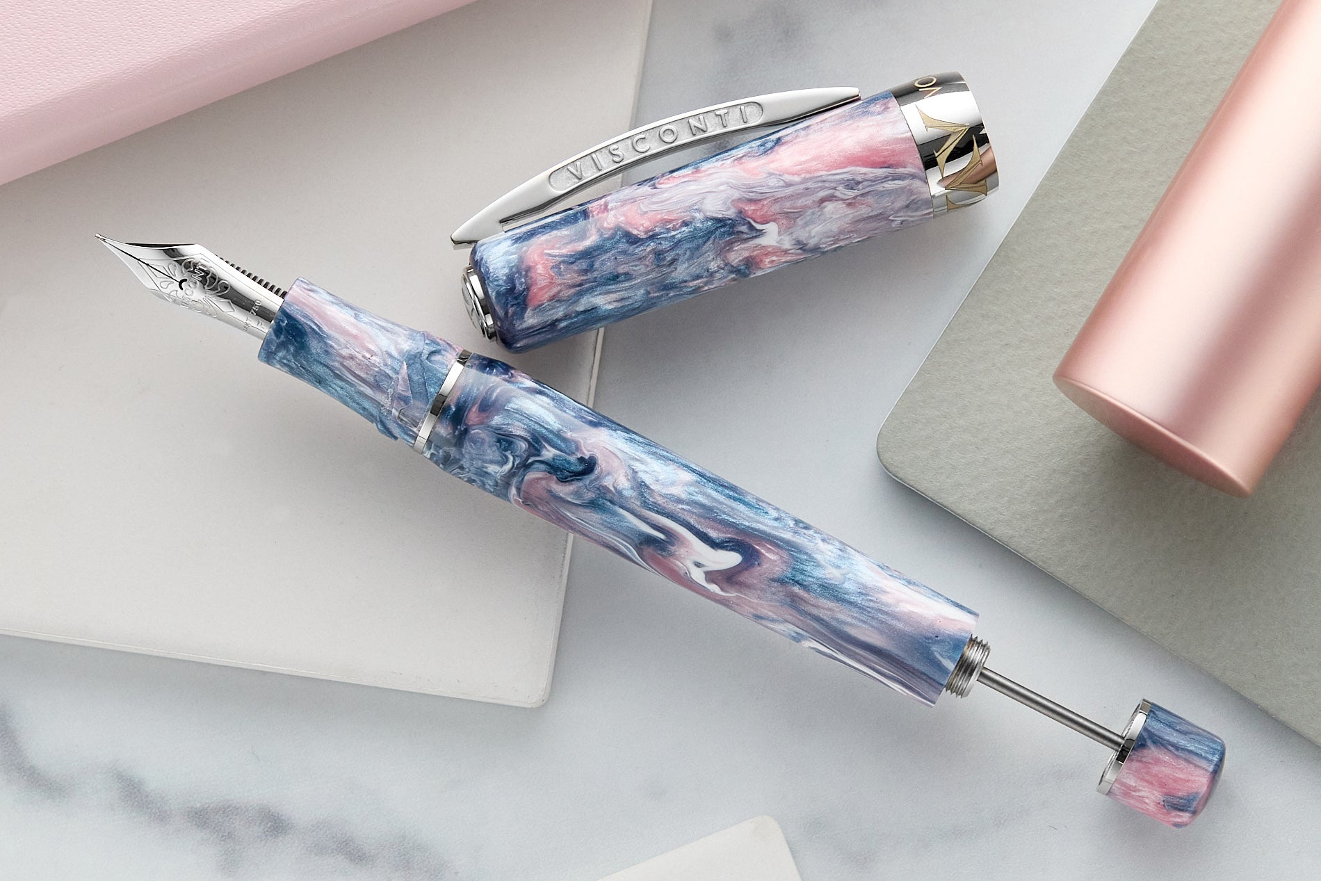 Visconti Voyager Mariposa Fountain Pen - Painted Beauty