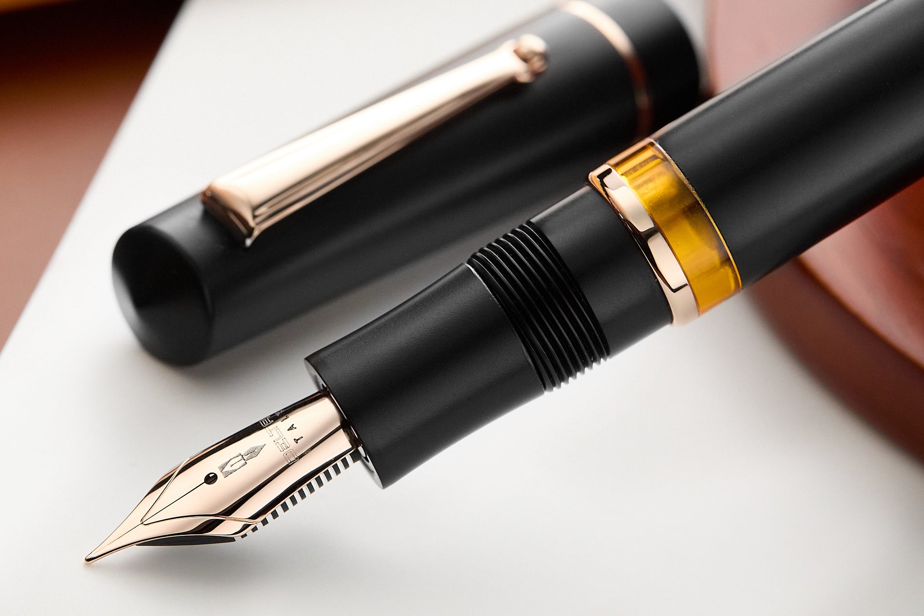 Delta Duna Fountain Pen - Matte Black