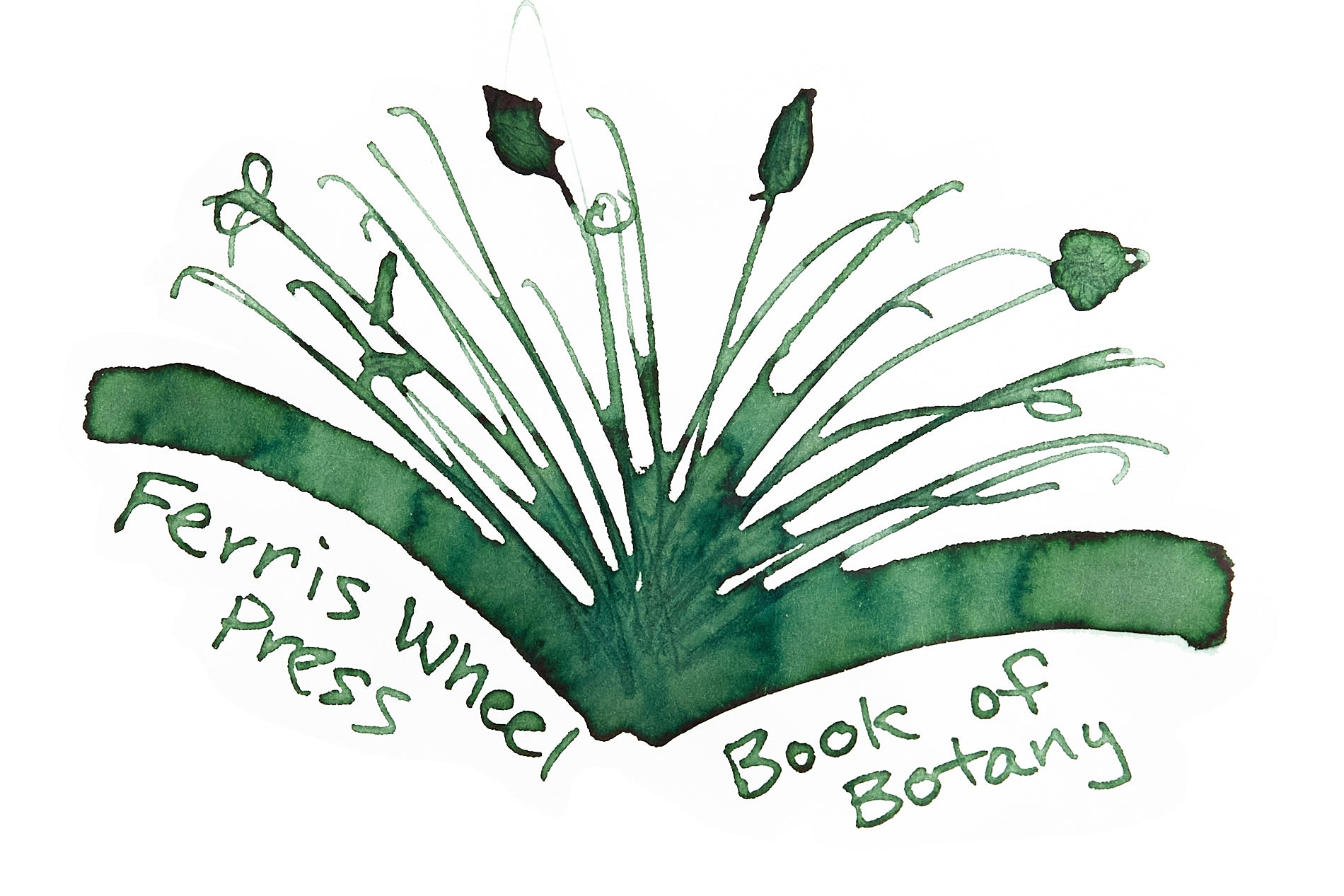 Ferris Wheel Press Book of Botany - Ink Sample