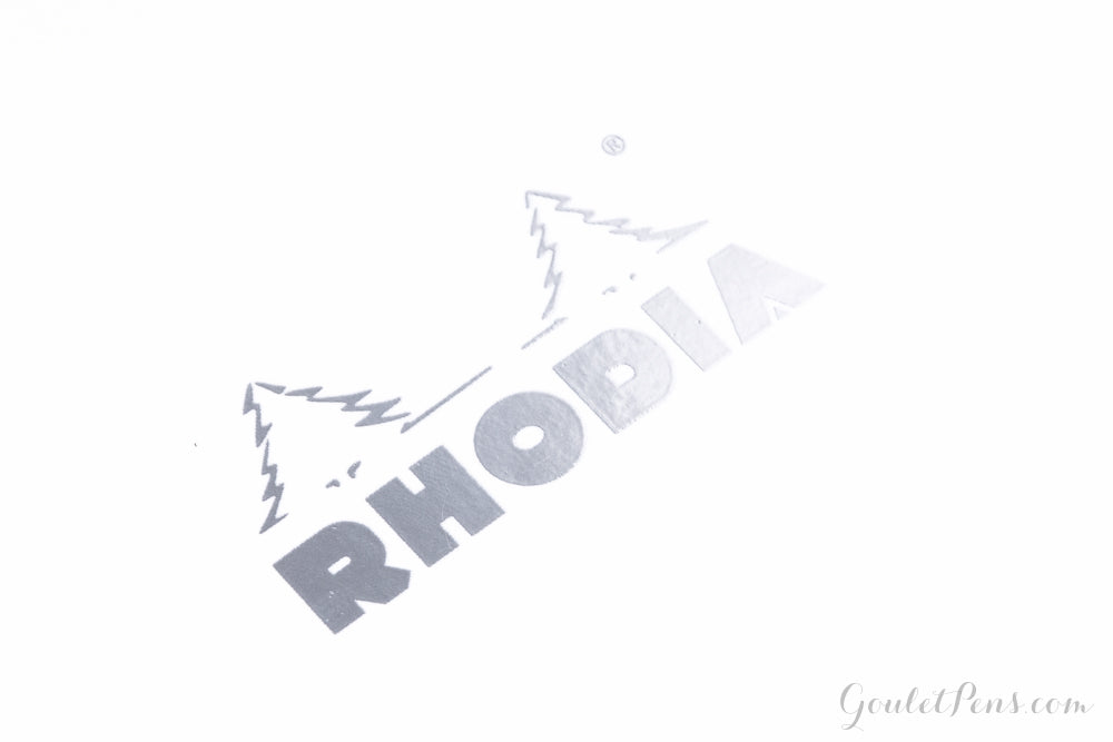 Rhodia Classic Side Staplebound A5 Notebook - Ice White, Graph