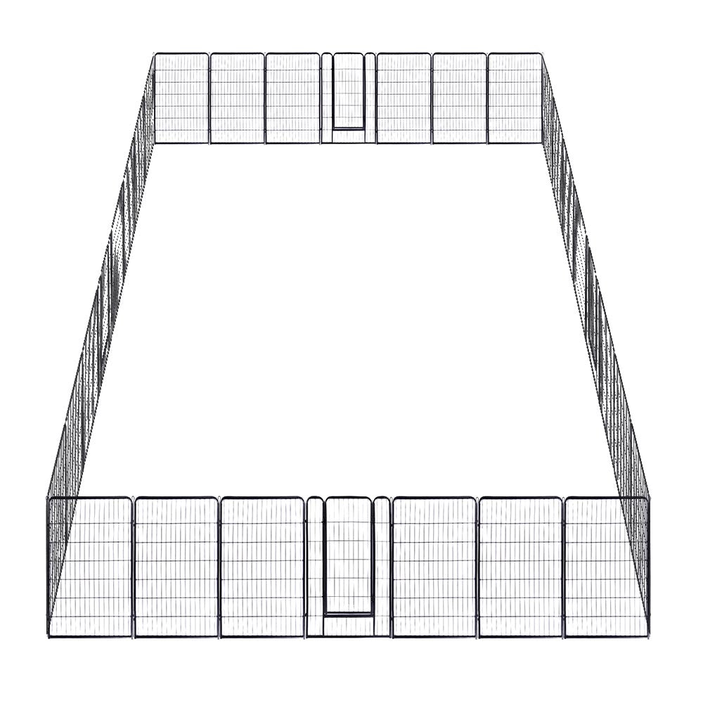 Yescom Heavy Duty Dog Playpen 47 Tall 32-Panel Puppy Pen Metal