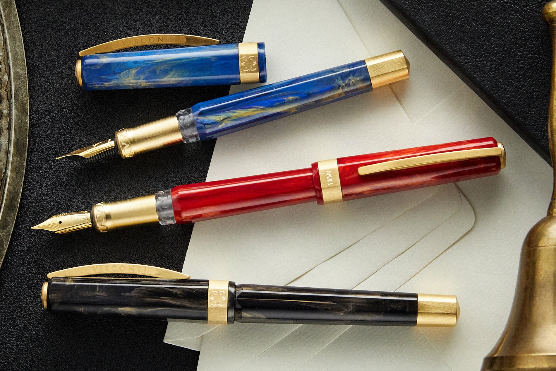 Visconti Opera Gold Fountain Pen - Black