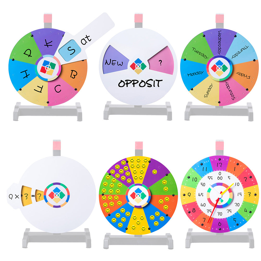 WinSpin Teachers' Choice Allin1 Wheel Ideas Package,12