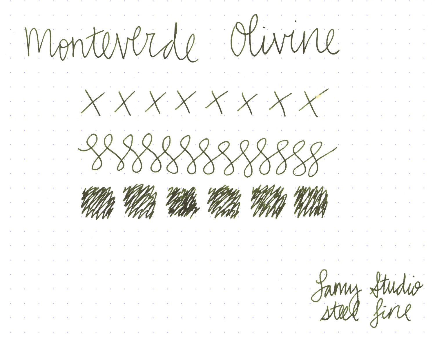 Monteverde Olivine - Ink Cartridges