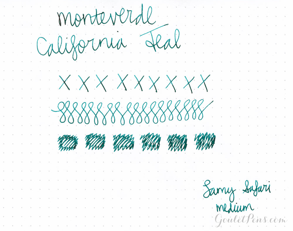 Monteverde California Teal - 90ml Bottled Ink