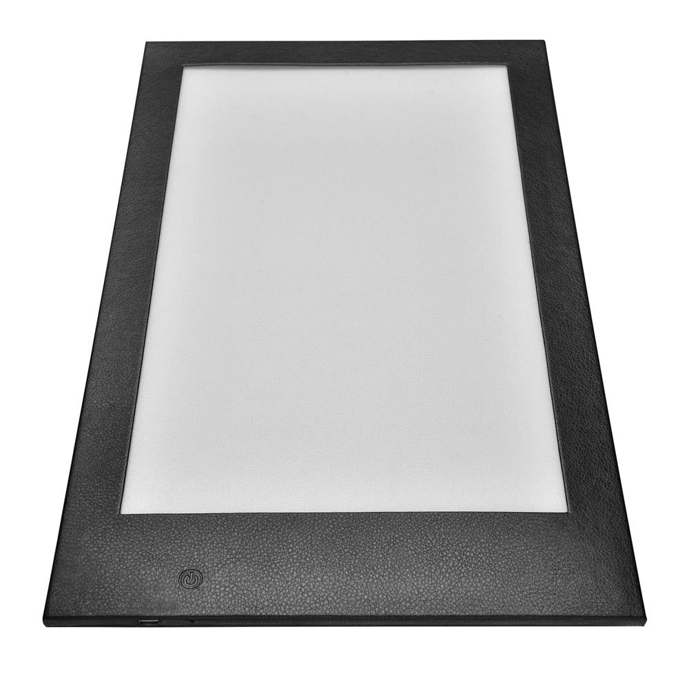 Yescom LED Back Lit Check Presenter Leather Menu Holder 8.5x14in