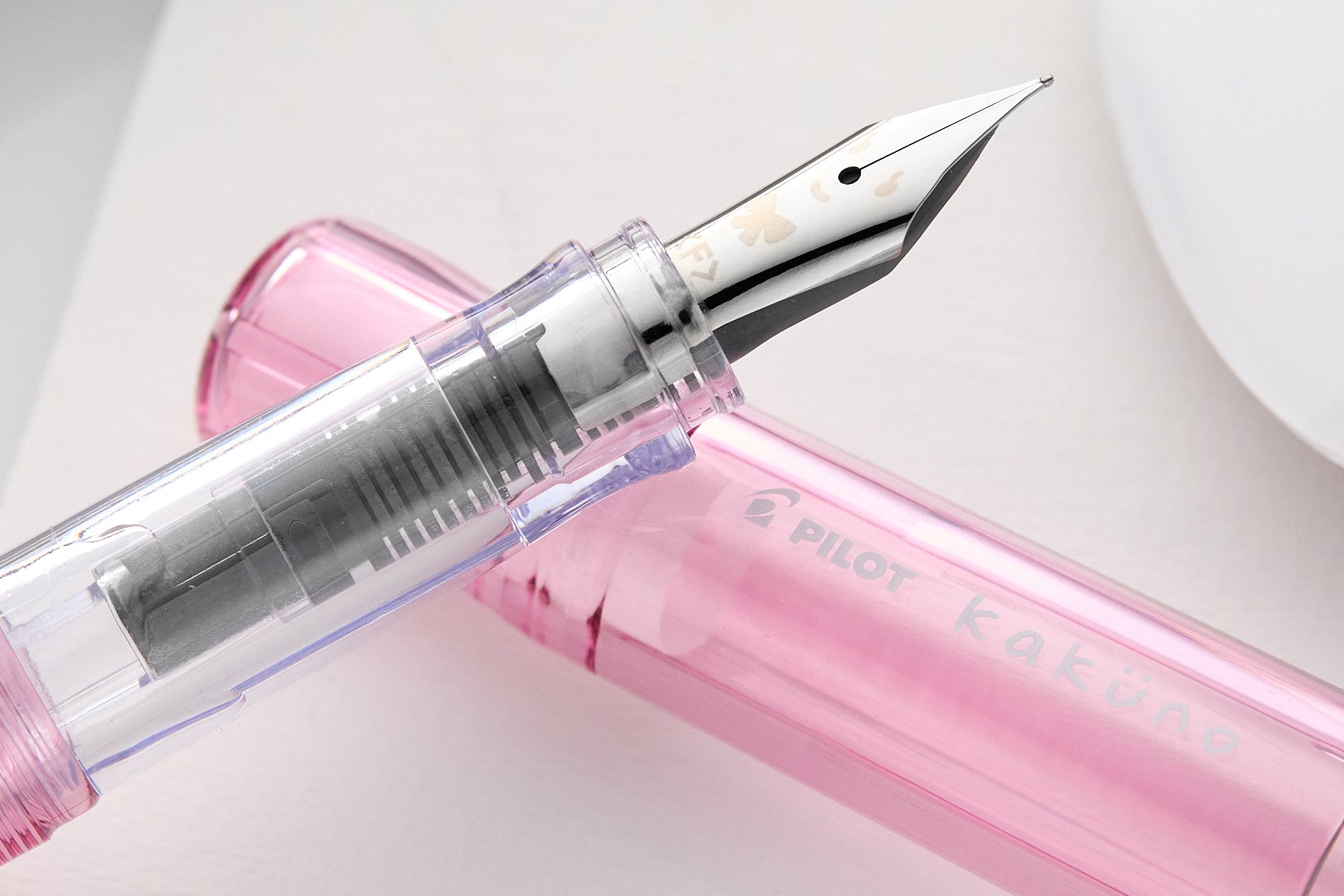 Pilot Kakuno Fountain Pen - Translucent Pink