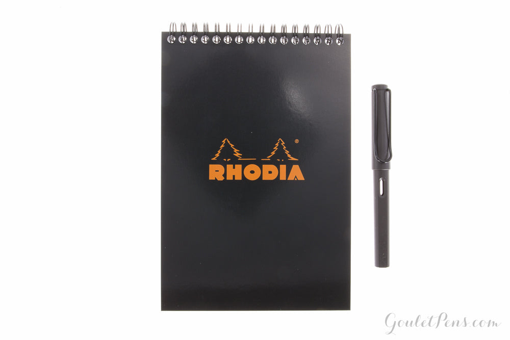 Rhodia No. 16 Top Wirebound A5 Notepad - Black, Graph