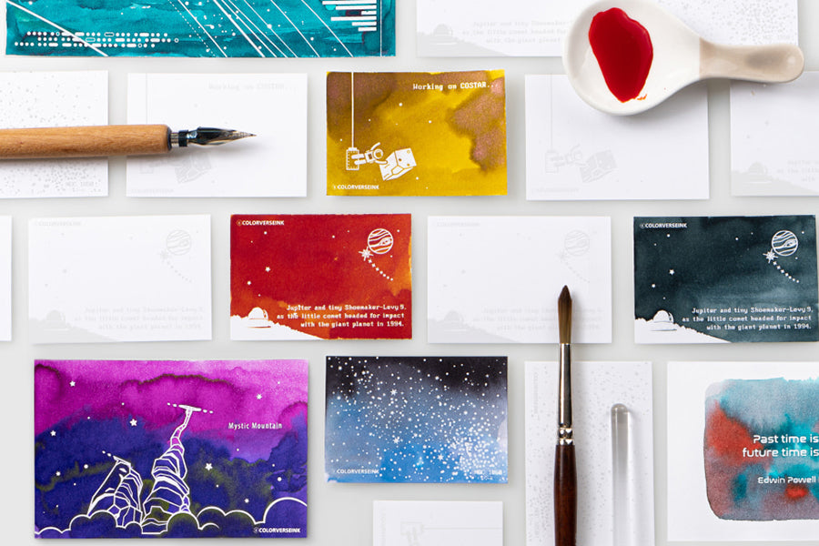 Colorverse Ink Art Cards - Hubble (Size B)