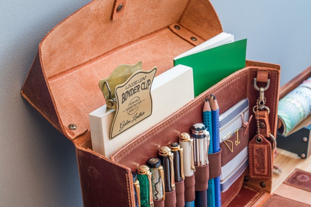 Galen Leather Writer's Medic Bag - Crazy Horse Tan