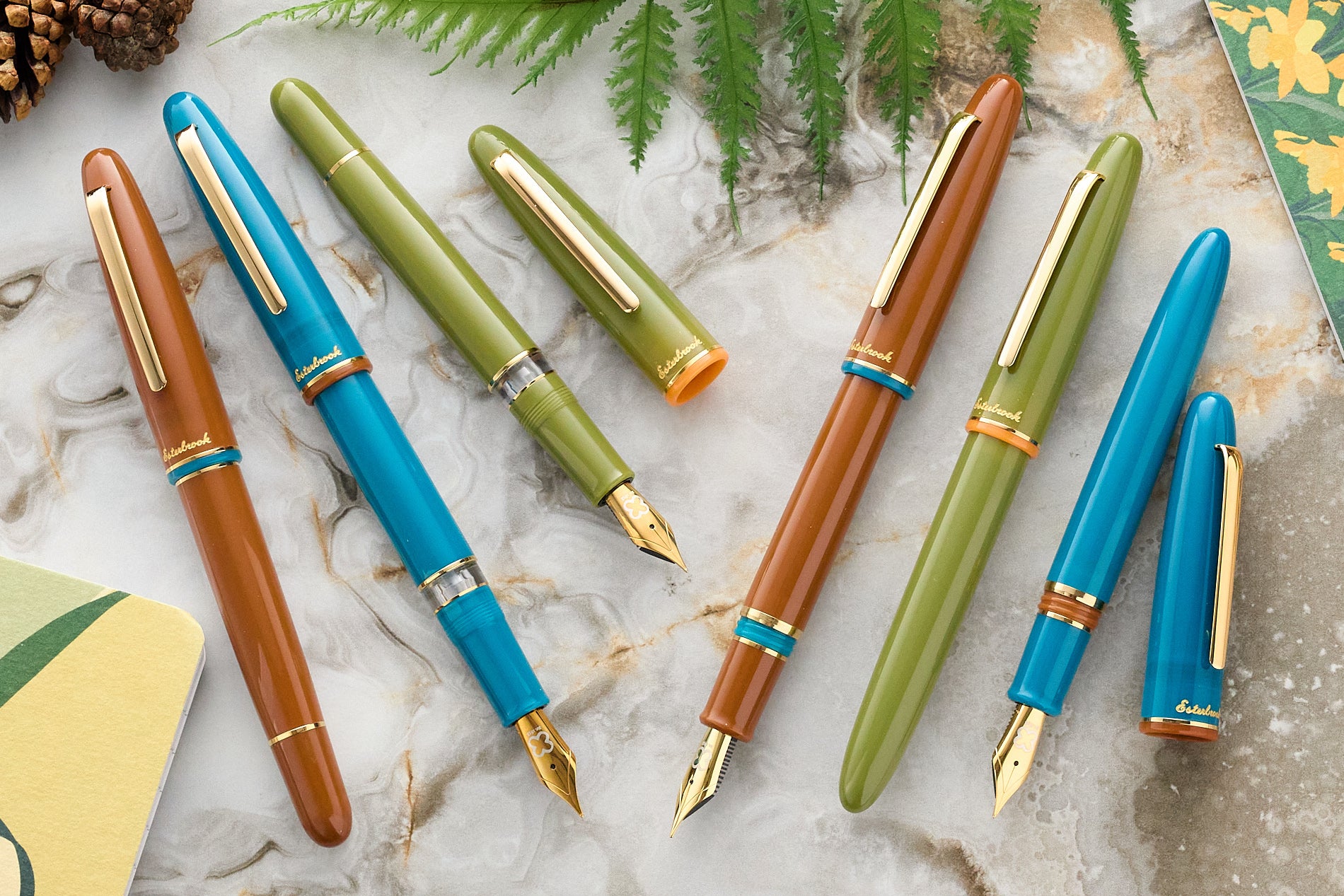 Esterbrook Estie Piston Fountain Pen - Quirky Leaf