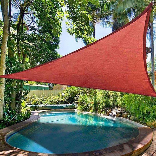 Yescom Patio Triangle Sun Sail Shade Canopy 16ft Color Optional