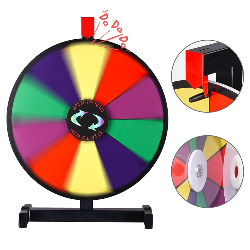 WinSpin 15 Tabletop Prize Wheel Dry Erase Dark Rainbow